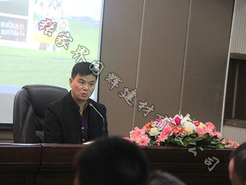 張家界國輝建材?？偨?jīng)理發(fā)言